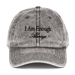 I Am Enough Vintage Cap
