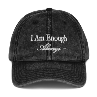 I Am Enough Vintage Cap
