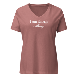 I am Enough Always Women's V-Neck T-Shirt