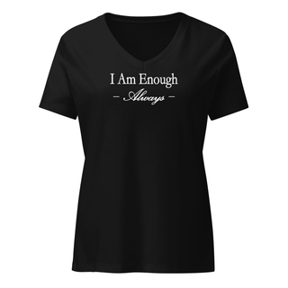 I am Enough Always Women's V-Neck T-Shirt
